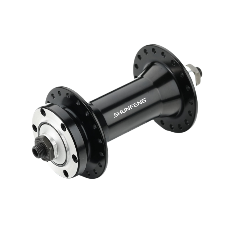 Cubo de liberación rápida de freno de disco de 6 pernos para bicicleta eléctrica de acero cromado A263F