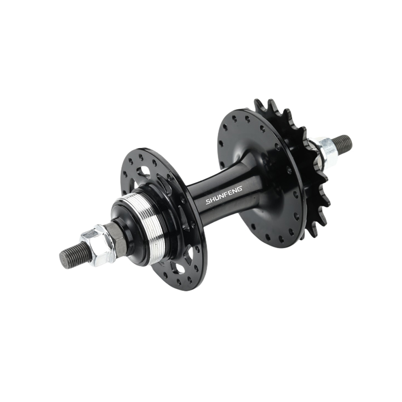 Cubo trasero con engranaje fijo y eje A258R de 3/8