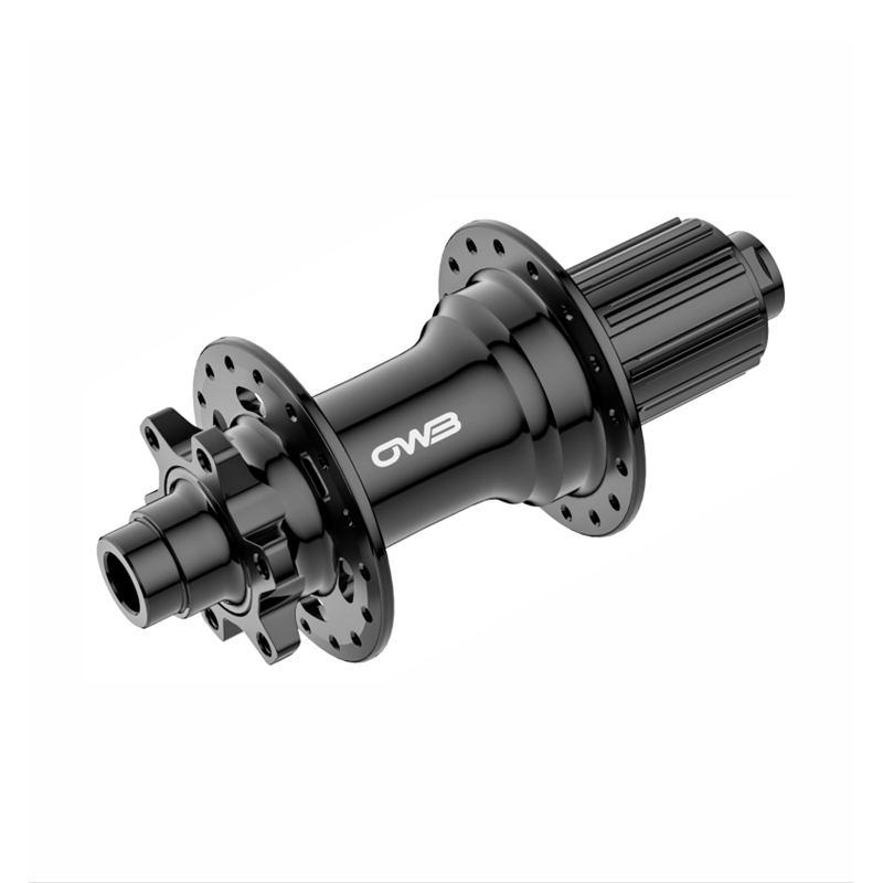Cubo de freno de disco de 6 pernos con eje pasante para bicicleta eléctrica HMD-2482R de 12 mm