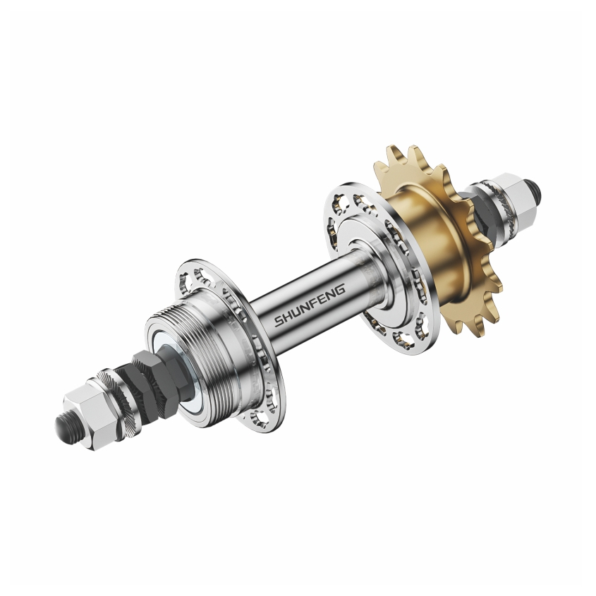 Hub para bicicleta urbana HB18R con freno de contrapedal y freno de banda